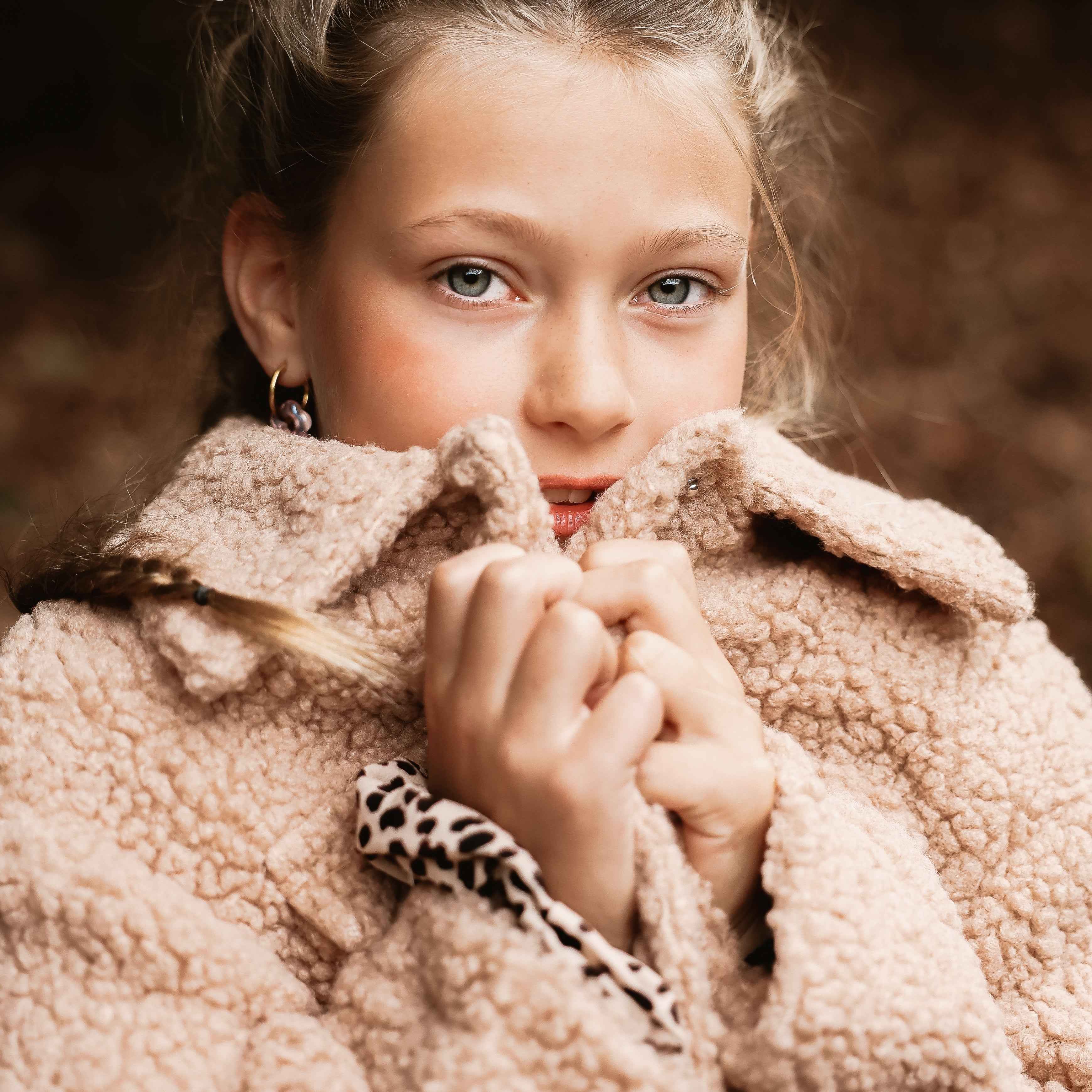 Manteau effet mouton