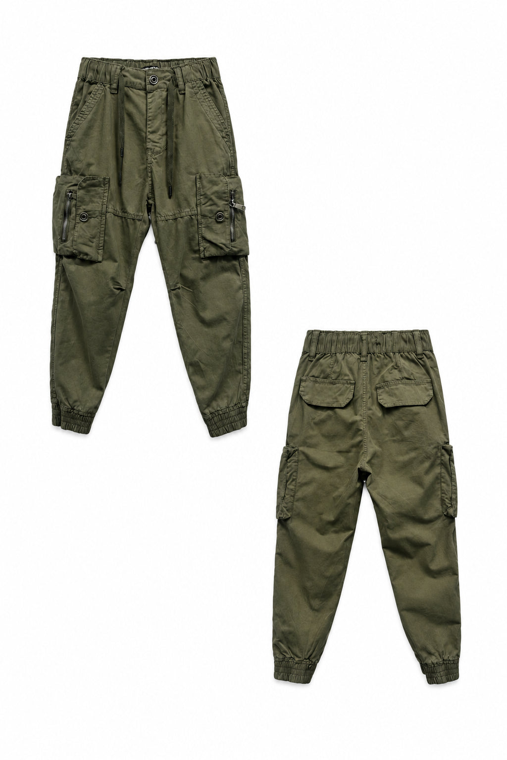 Pantalon cargo en toile  14 ans / Kaki