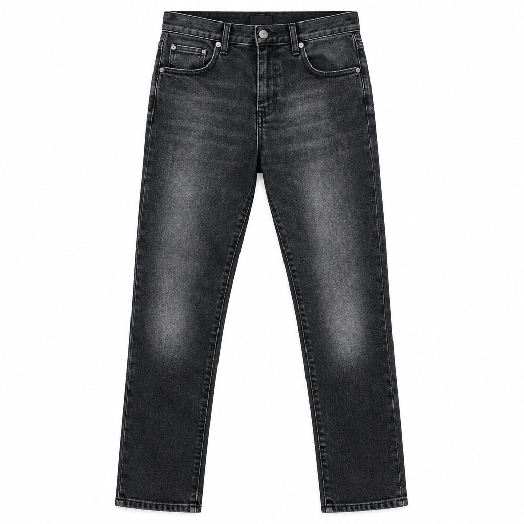 Jeans slim gris anthracite