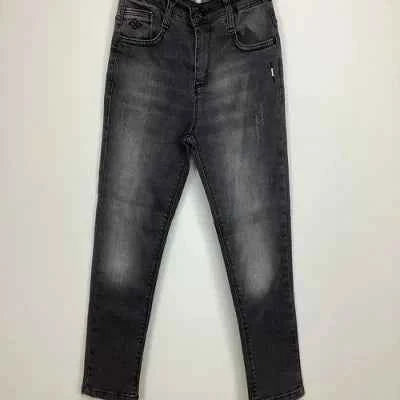 Jeans slim gris anthracite