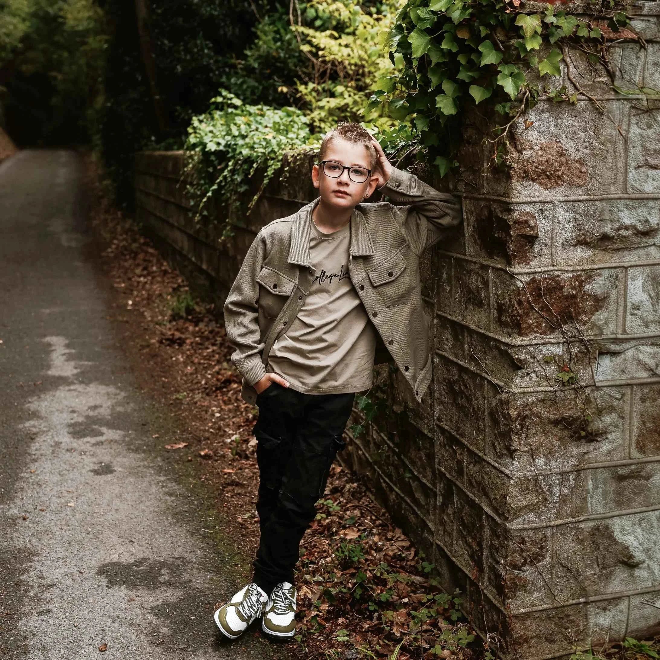 T shirt beige college league