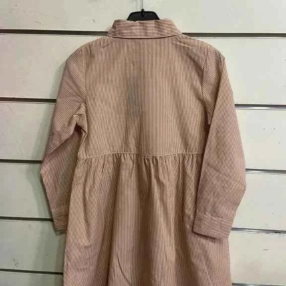 Robe chemise cœur rayée