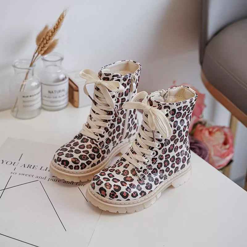 Bottines lacets léo