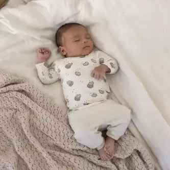 Pantalon unie côtelés cookie