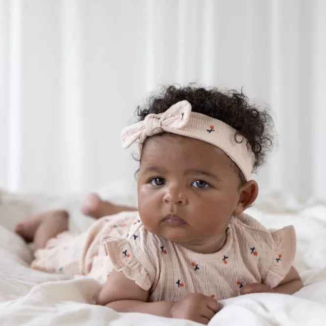 Bandeau cerise 0/6 mois