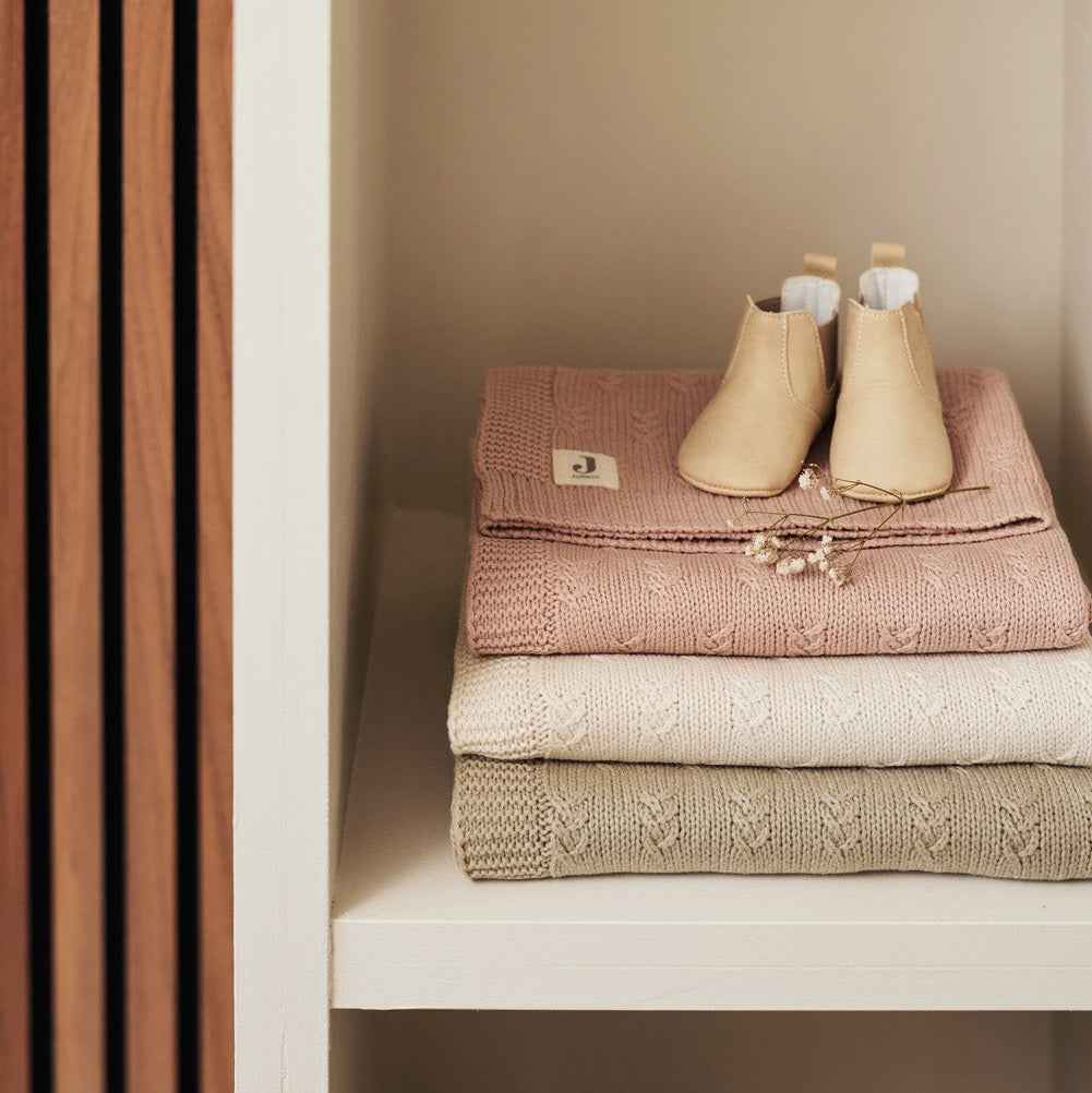 Couverture de berceau grain knit