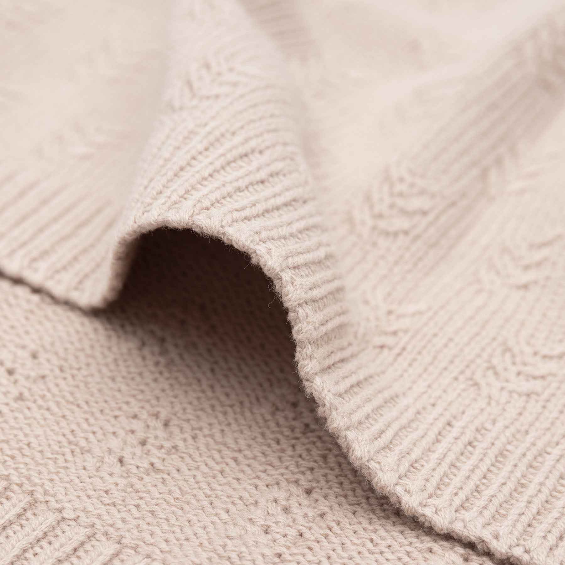 Couverture de berceau grain knit