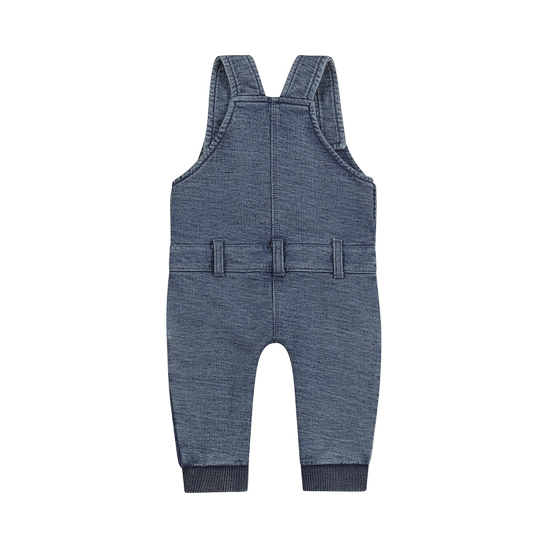 Salopette bébé garçon effet denim bleu Nélyo