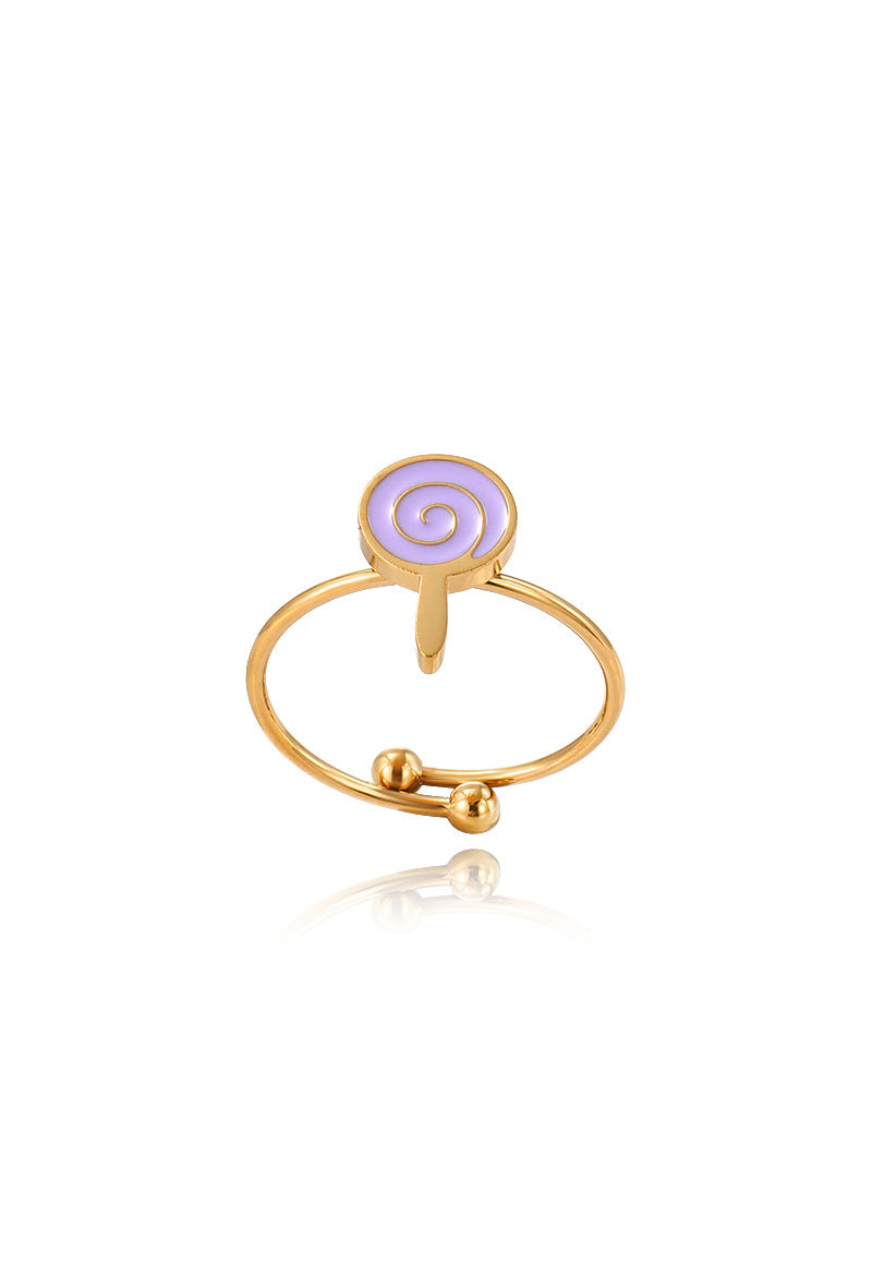 Bague Enfant Réglable en Acier Inoxydable