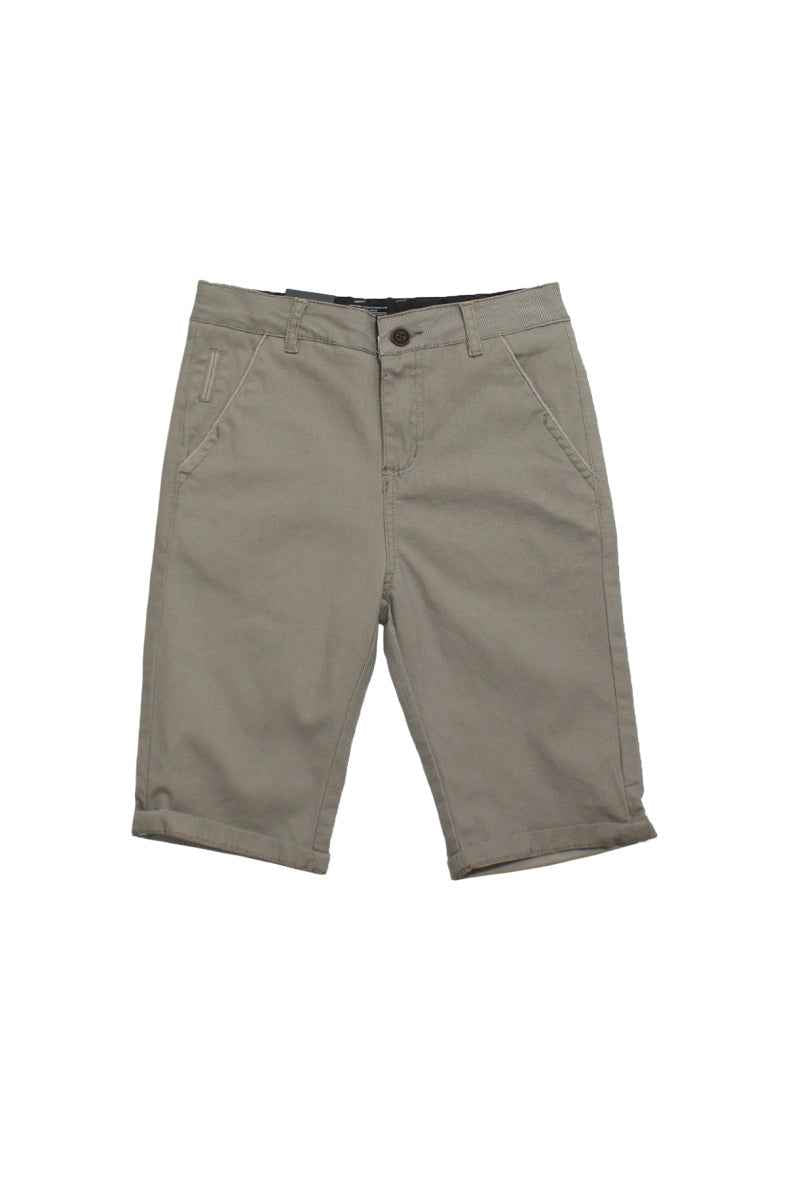 Bermuda garçon beige taupe Noham