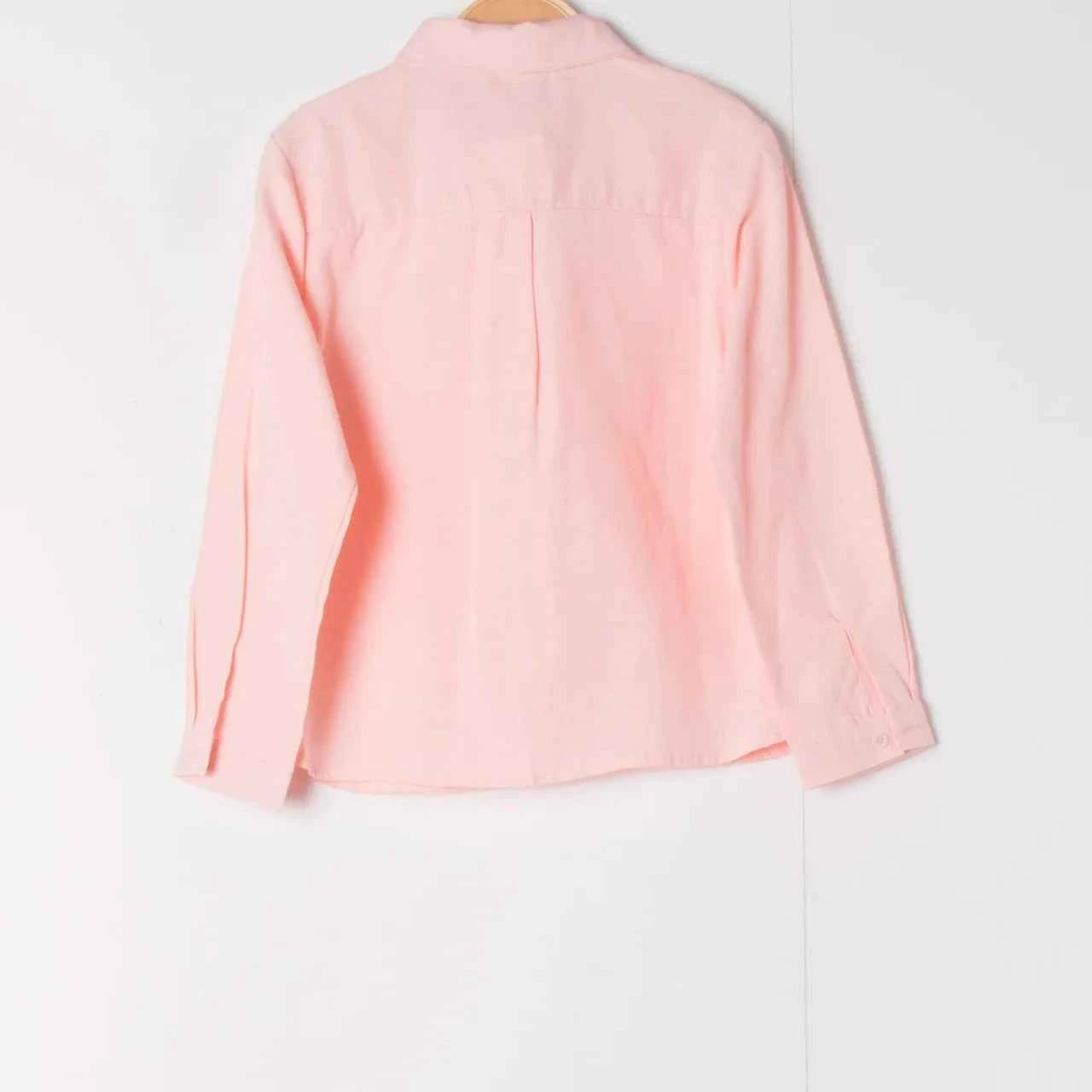 Chemise uni cœur doré