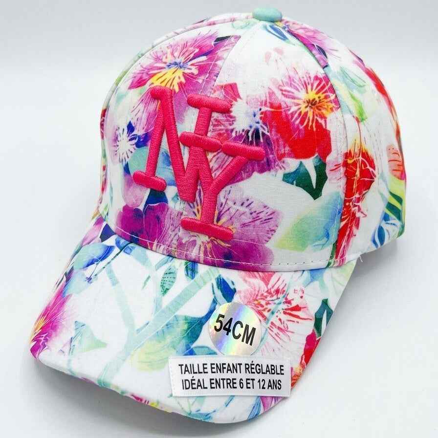 Casquette fleur
