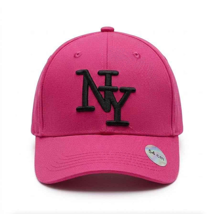 Casquette rose/noir