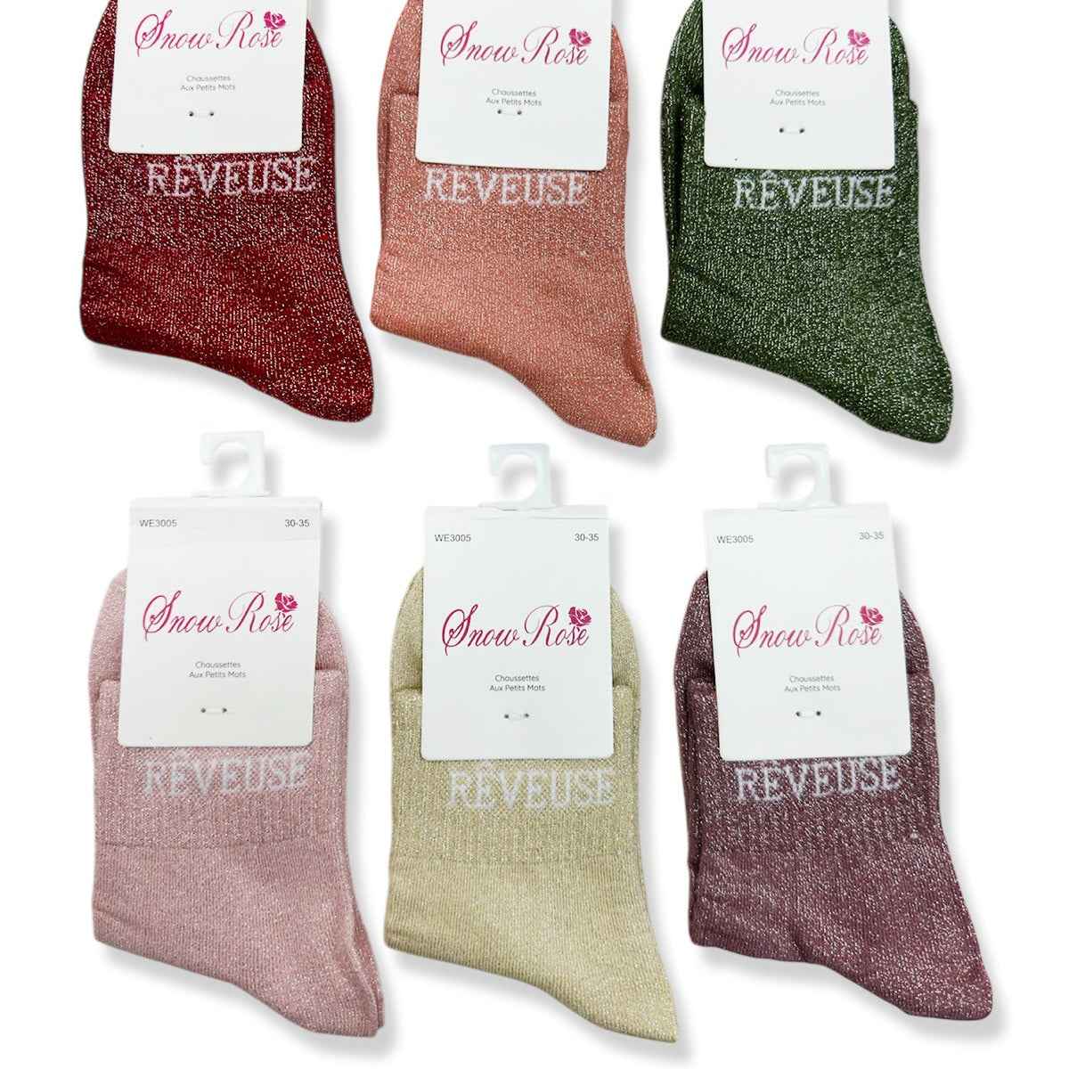 Chaussettes Brillantes Fille “Rêveuse”