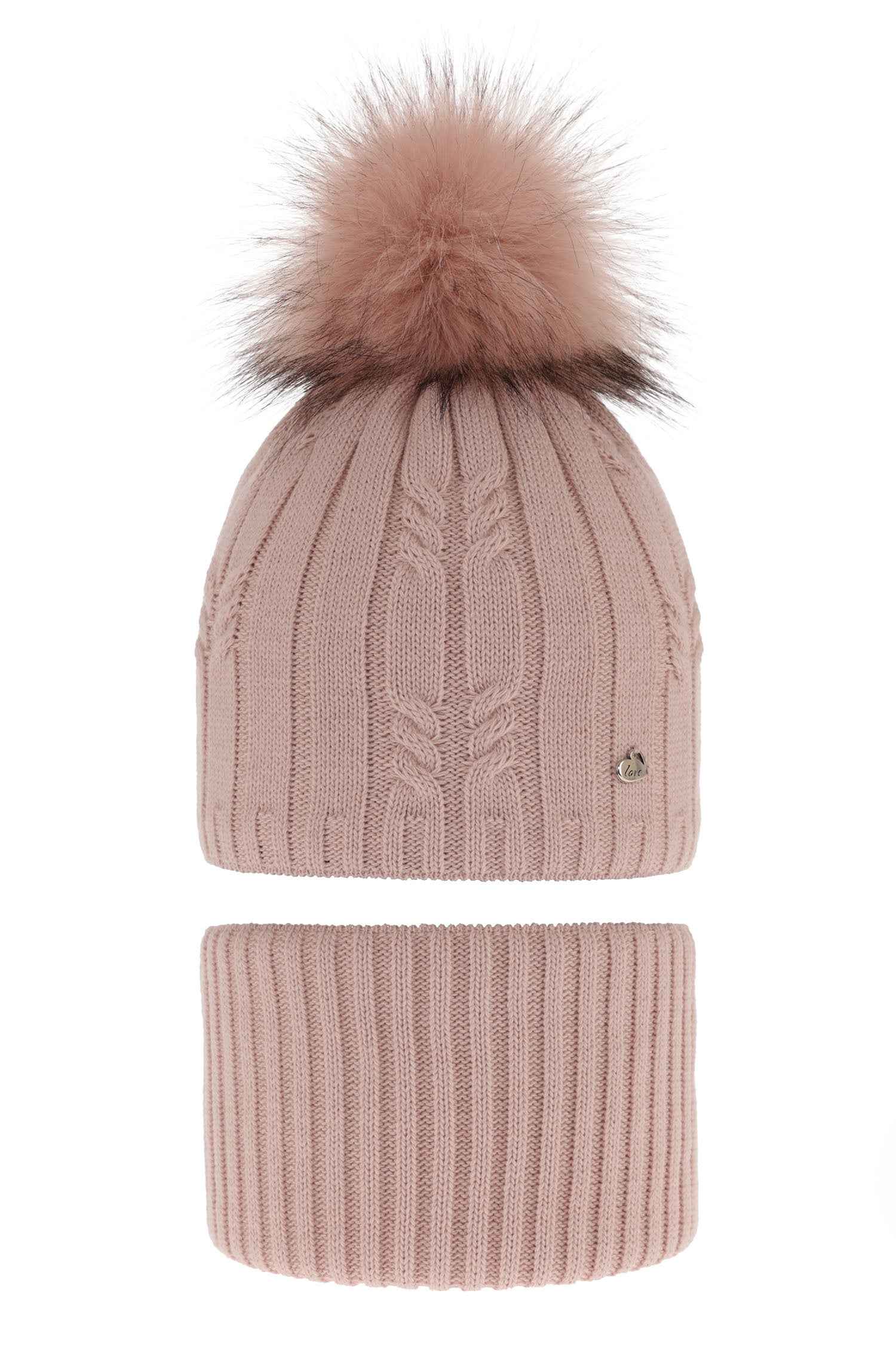 Ensemble bonnet + snood – Fille amaltea