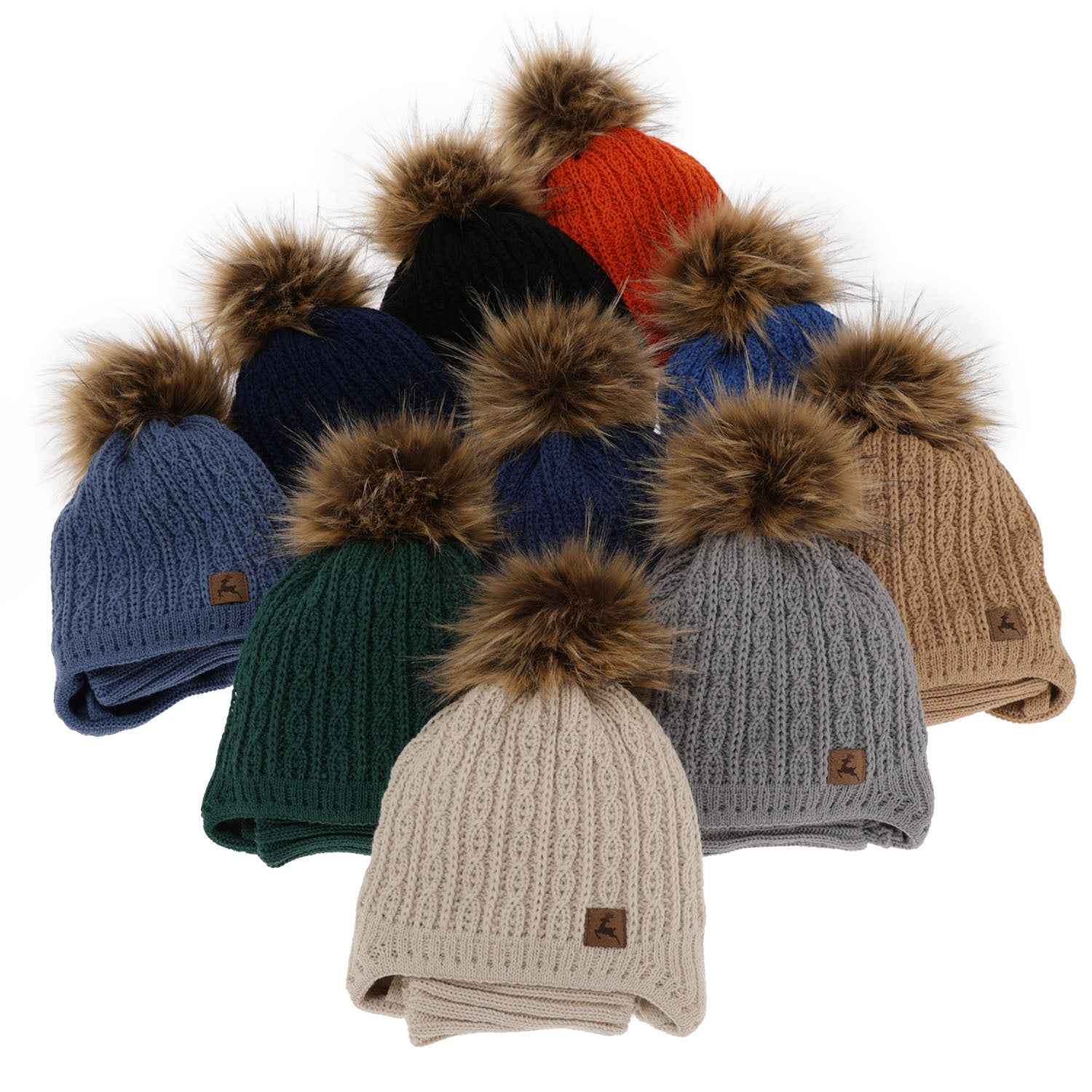 Ensemble bonnet & snood bébé garçon