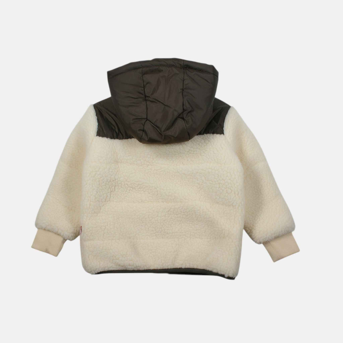 Veste Nils – Teddy garçon écru & kaki Lee Cooper