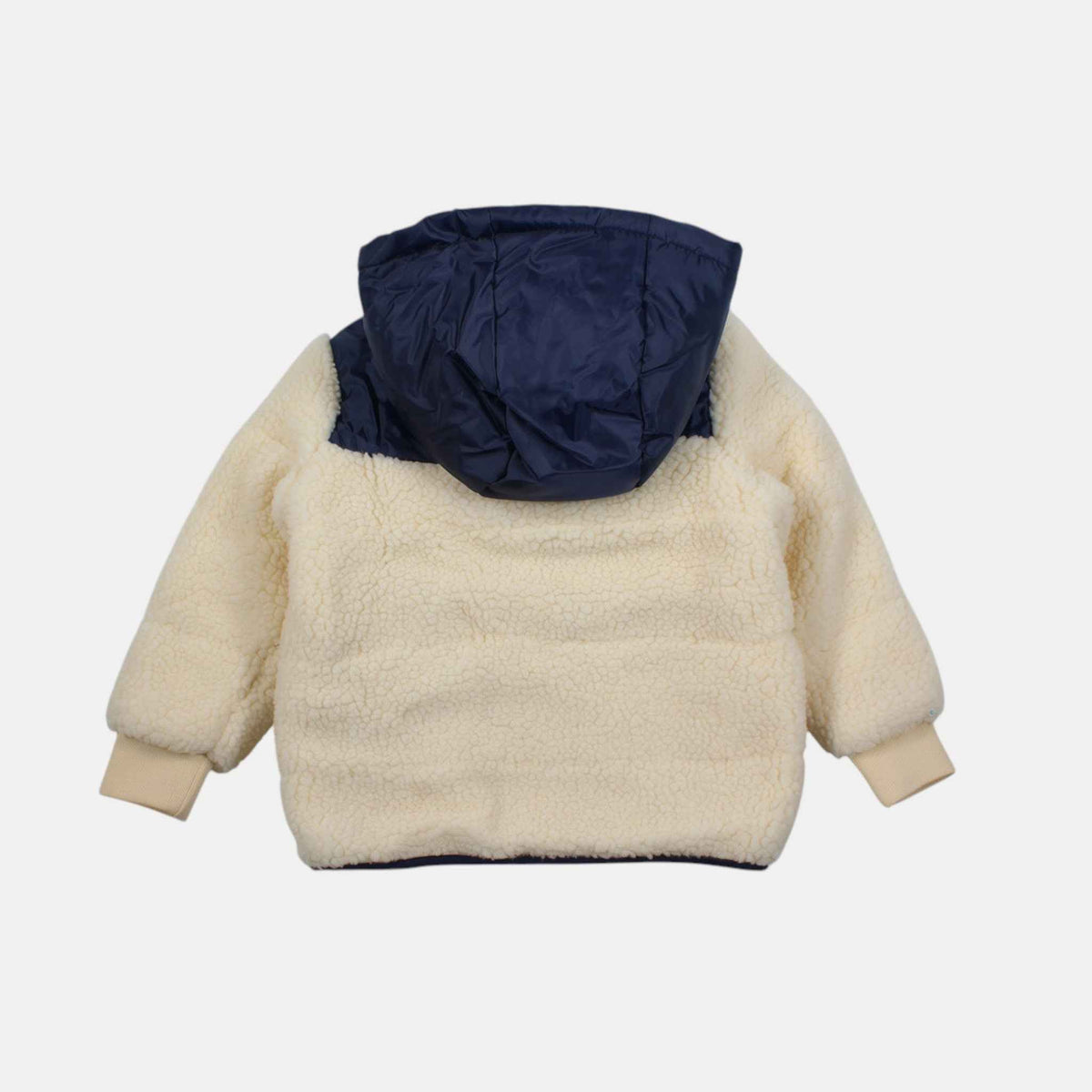 Veste Aloïs – Teddy garçon écru & bleu marine Lee Cooper