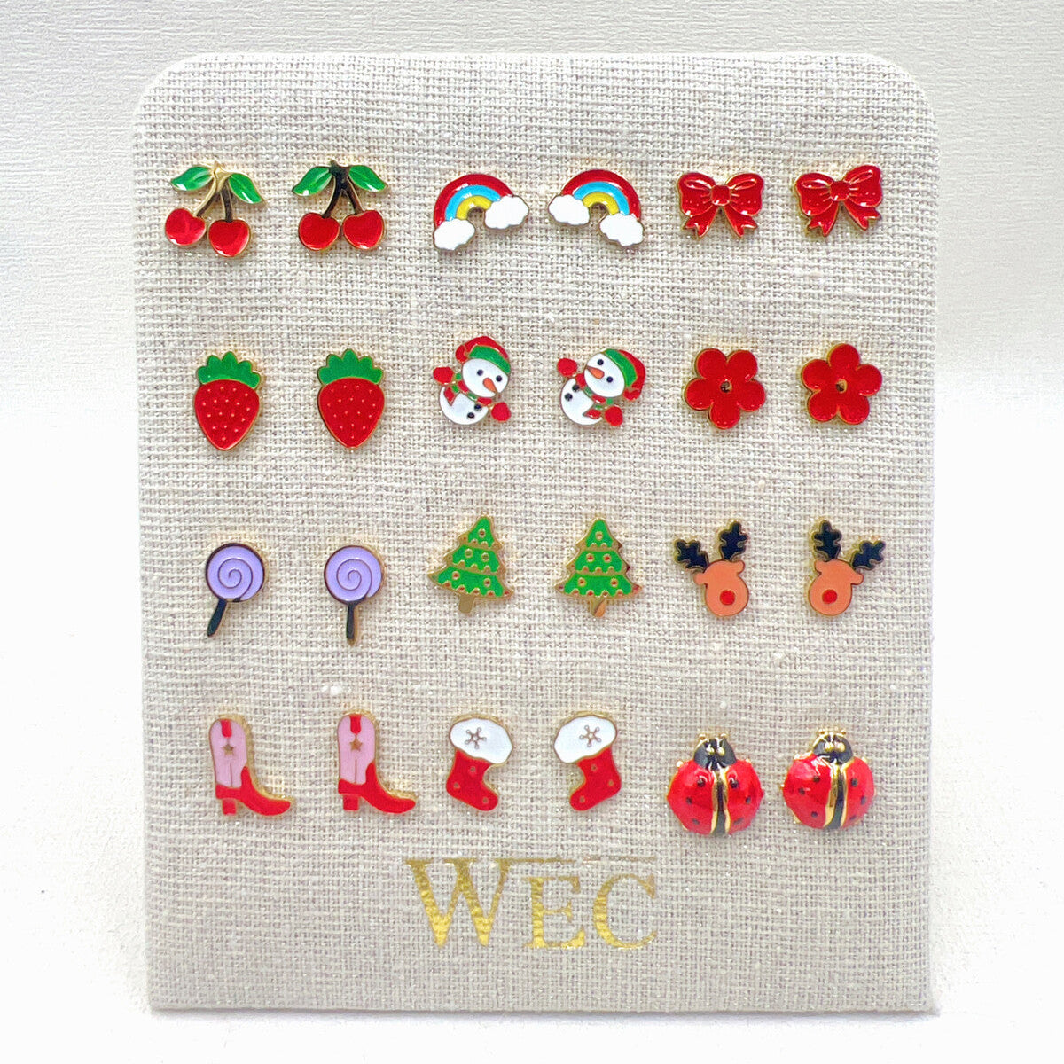 Boucles d’oreilles enfant en acier inoxydable