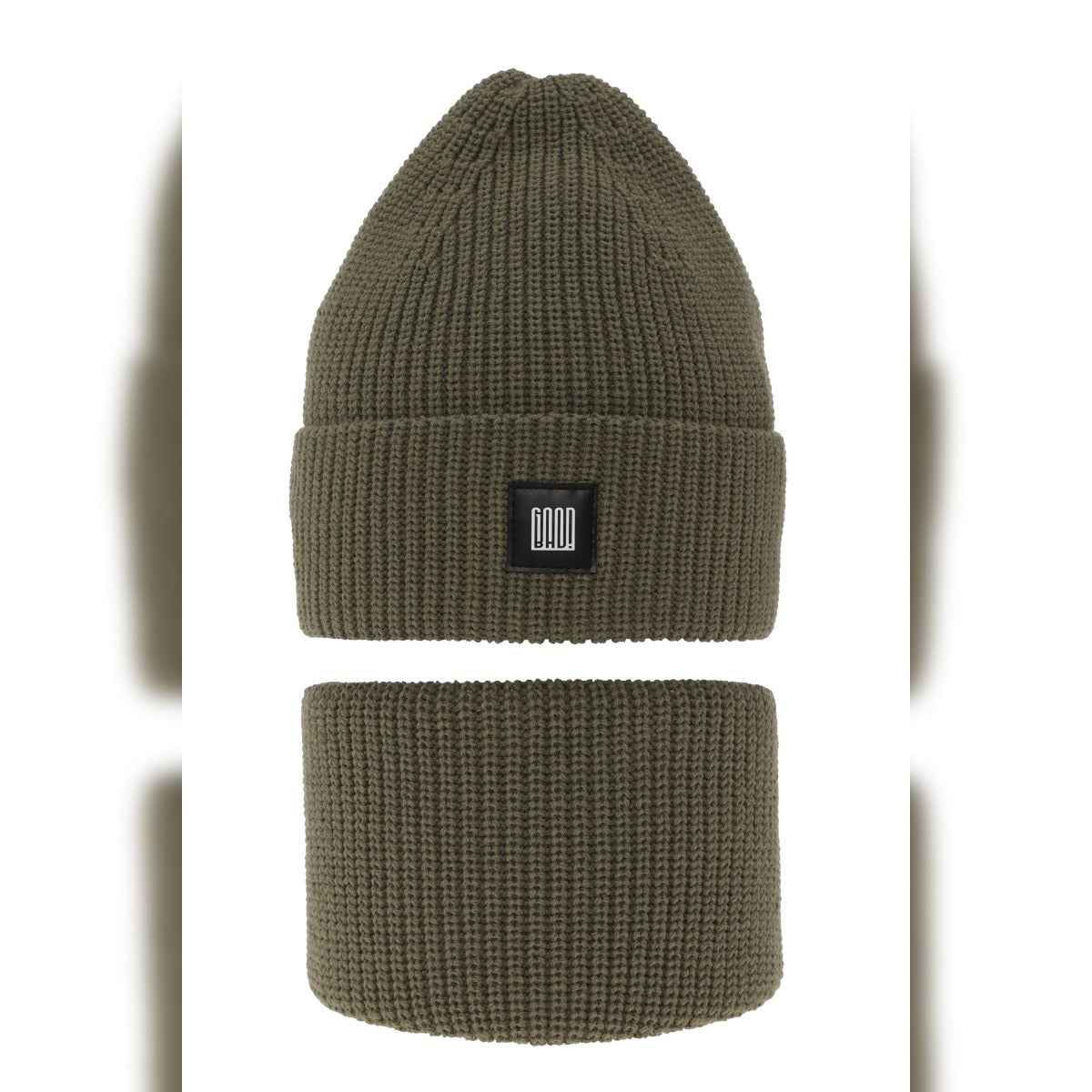 Ensemble bonnet + snood garçon